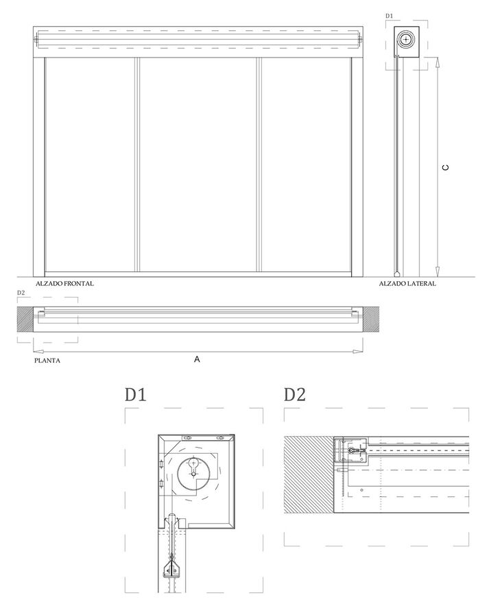 Arqfire E120/EW120 – Cortinas sectorizadoras (integridad + radiación reducida), no irrigadas